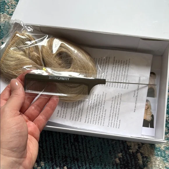 Sitting Pretty 16” Beige Blonde Halo - Picture 2 of 4